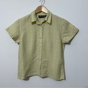 Style & Co Womens Linen Shirt 
Petite Size 8P